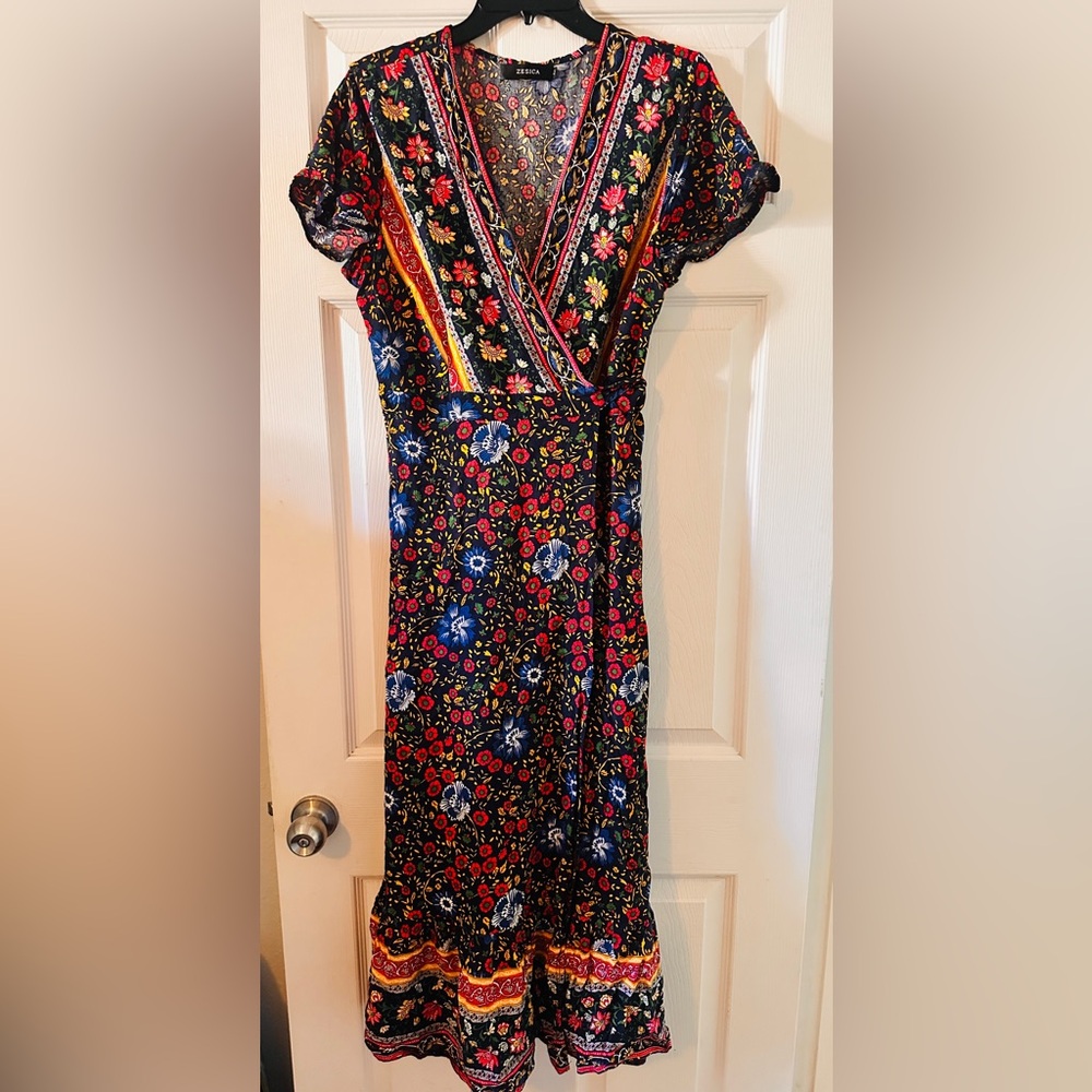 Zesica Floral Multicolor Dress